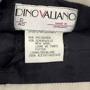 Dino Valiano Navy Skirt With White Trim Waist Made In Germany EU 40 US‎ S/M
